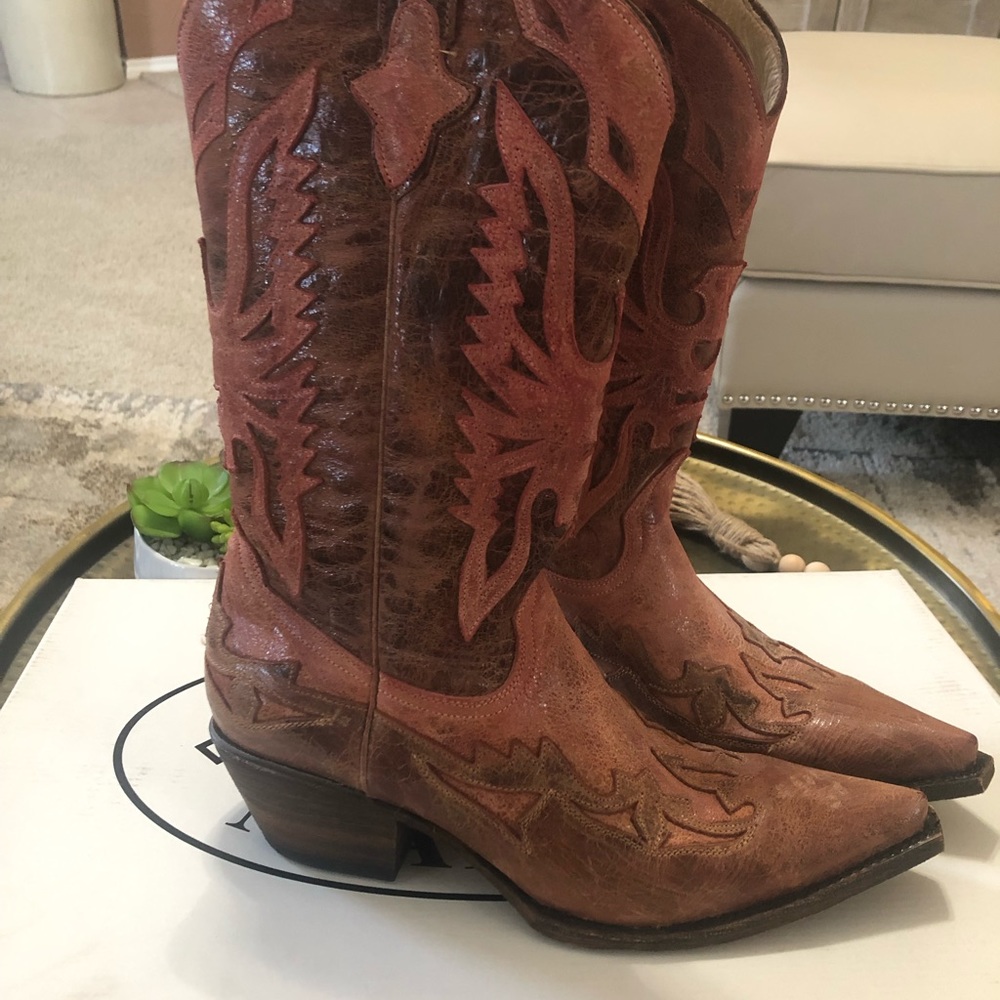 Steve Madden leather western boots